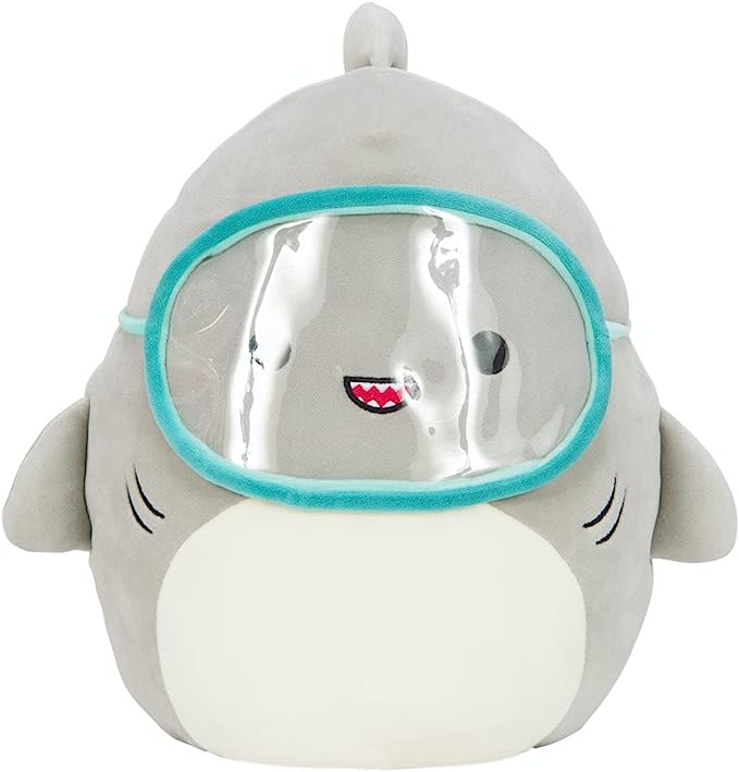 quishmallows 75in Gordon The Shark with Facemask Toy Figure
