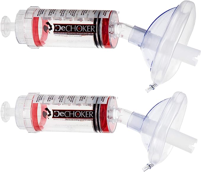 2 Pack - Dechoker Anti Choking Device for Child & Adult 