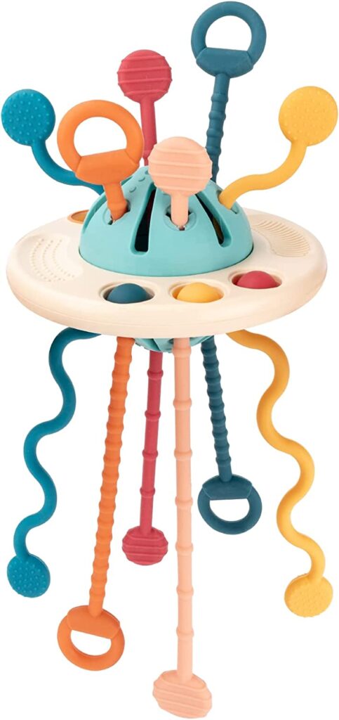 Baby Sensory Montessori Silicone Toy for 6-12 Months