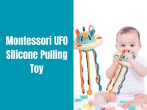 Montessori UFO Silicone Pulling Toy
